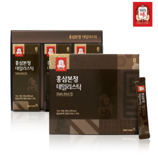 이미지_[명절할인] 한국인삼공사 정관장 홍삼본정 데일리스틱 10ml x 30포 + 쇼핑백